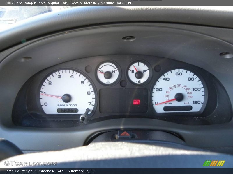 Redfire Metallic / Medium Dark Flint 2007 Ford Ranger Sport Regular Cab