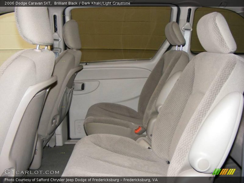Brilliant Black / Dark Khaki/Light Graystone 2006 Dodge Caravan SXT