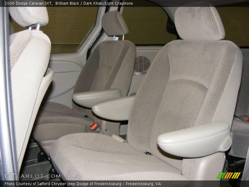 Brilliant Black / Dark Khaki/Light Graystone 2006 Dodge Caravan SXT
