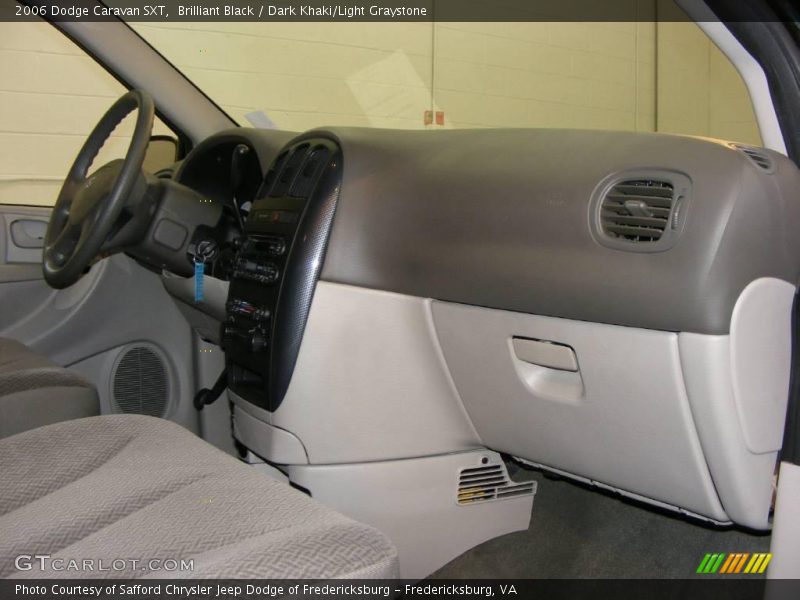 Brilliant Black / Dark Khaki/Light Graystone 2006 Dodge Caravan SXT
