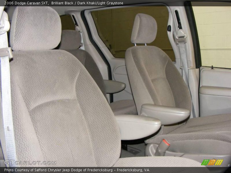 Brilliant Black / Dark Khaki/Light Graystone 2006 Dodge Caravan SXT