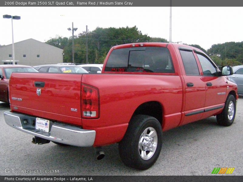 Flame Red / Medium Slate Gray 2006 Dodge Ram 2500 SLT Quad Cab