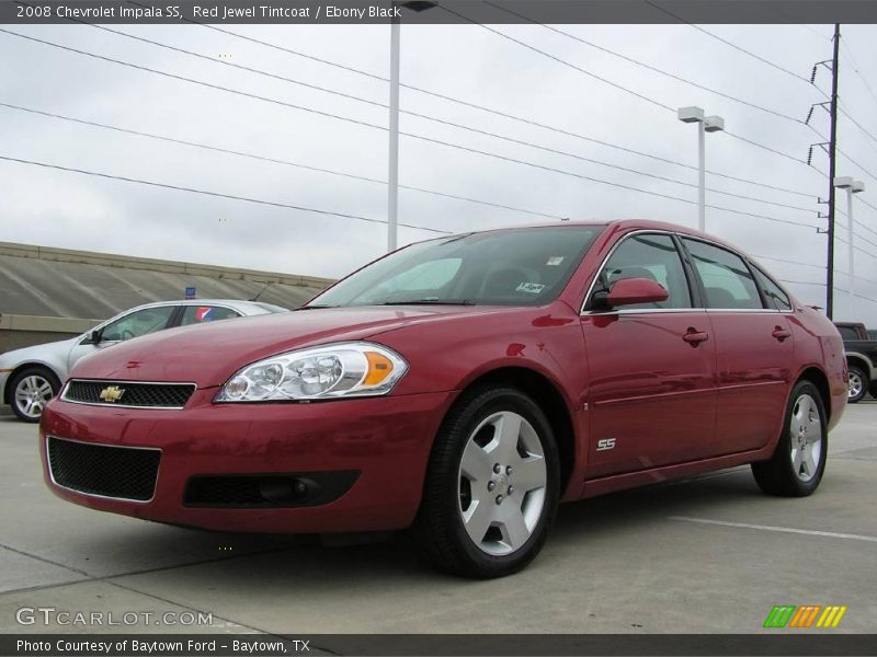 Red Jewel Tintcoat / Ebony Black 2008 Chevrolet Impala SS