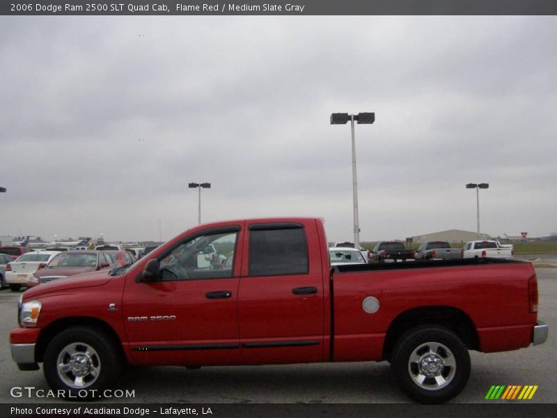 Flame Red / Medium Slate Gray 2006 Dodge Ram 2500 SLT Quad Cab