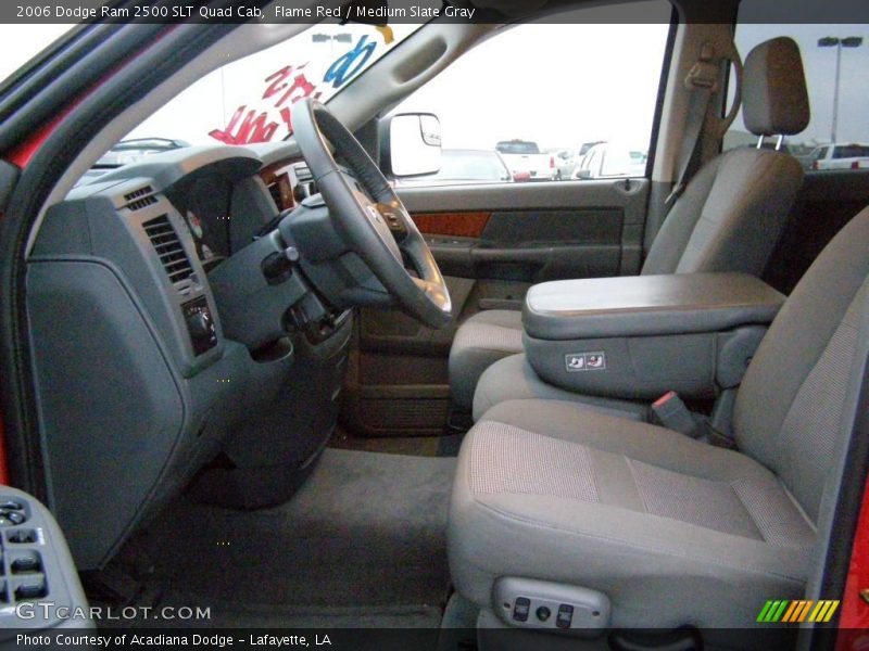 Flame Red / Medium Slate Gray 2006 Dodge Ram 2500 SLT Quad Cab