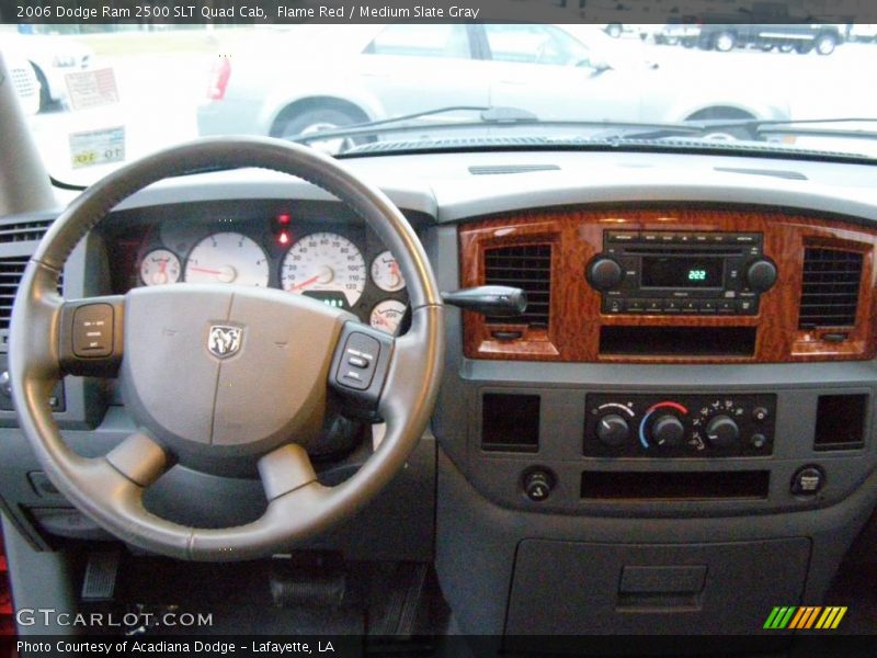 Flame Red / Medium Slate Gray 2006 Dodge Ram 2500 SLT Quad Cab