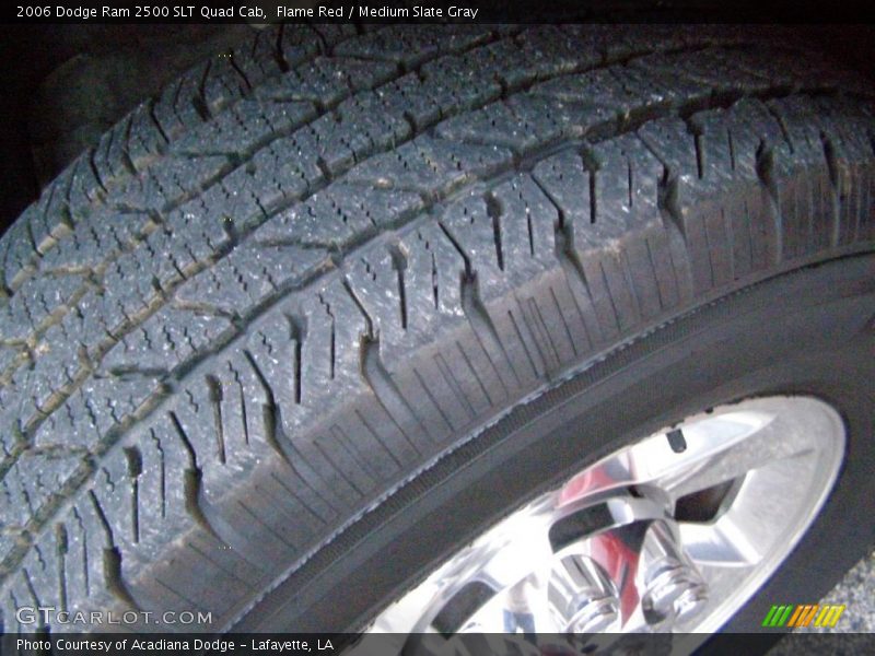 Flame Red / Medium Slate Gray 2006 Dodge Ram 2500 SLT Quad Cab