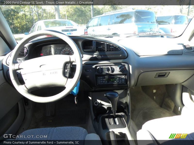 Tropic Green Metallic / Greystone 2000 Ford Contour SE Sport