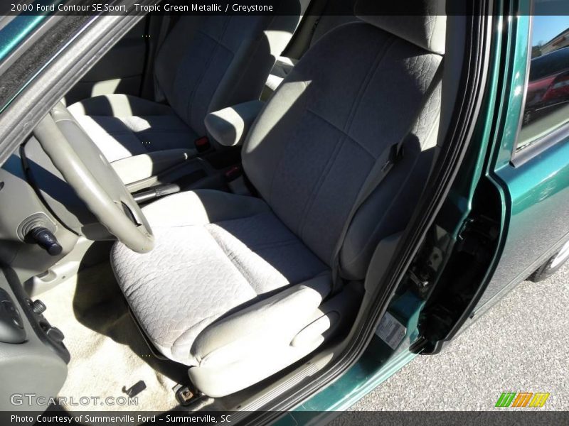 Tropic Green Metallic / Greystone 2000 Ford Contour SE Sport