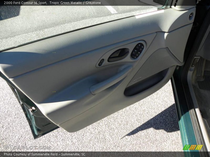 Tropic Green Metallic / Greystone 2000 Ford Contour SE Sport