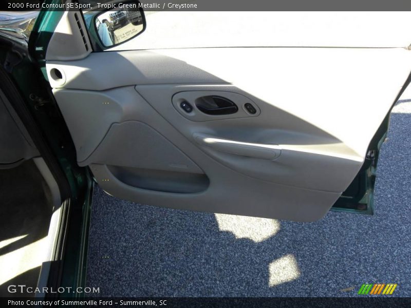 Tropic Green Metallic / Greystone 2000 Ford Contour SE Sport