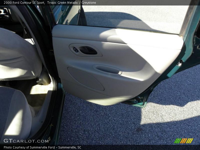 Tropic Green Metallic / Greystone 2000 Ford Contour SE Sport