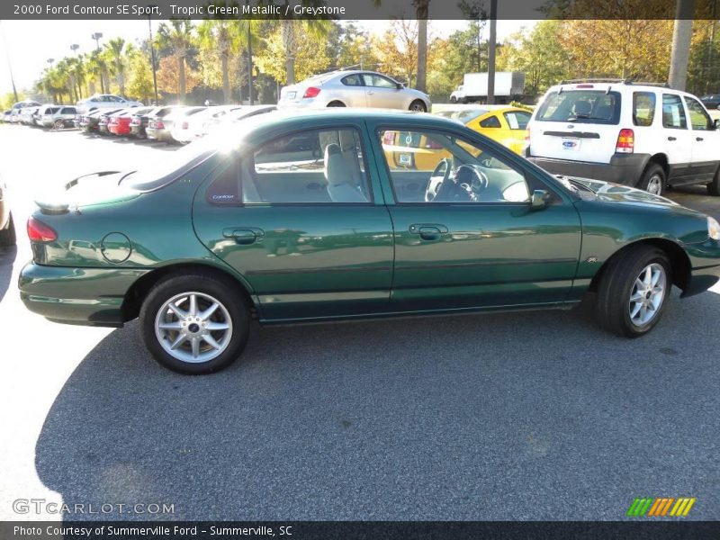 Tropic Green Metallic / Greystone 2000 Ford Contour SE Sport