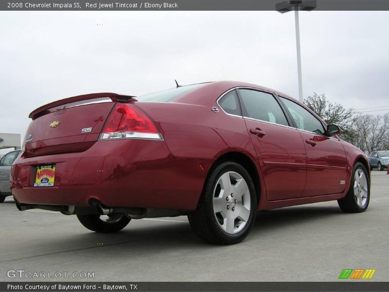 Red Jewel Tintcoat / Ebony Black 2008 Chevrolet Impala SS