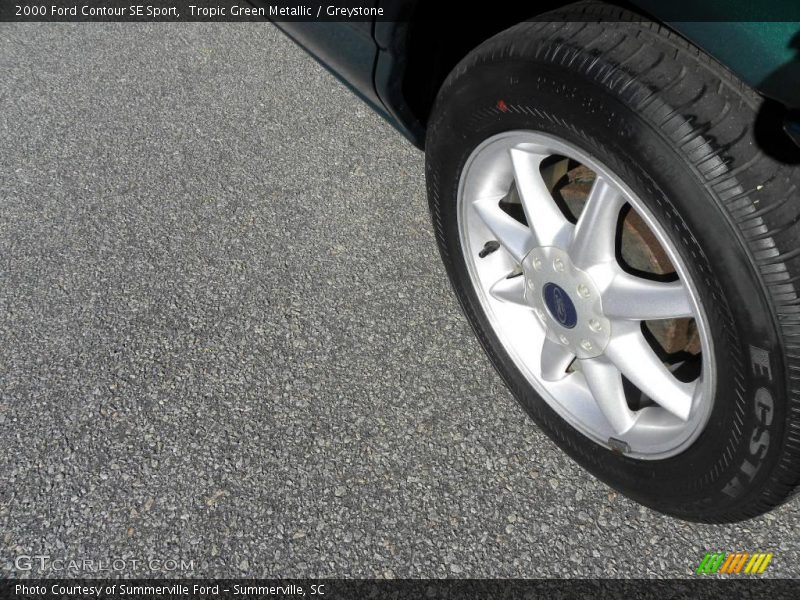Tropic Green Metallic / Greystone 2000 Ford Contour SE Sport