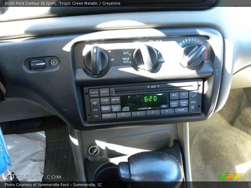 Tropic Green Metallic / Greystone 2000 Ford Contour SE Sport