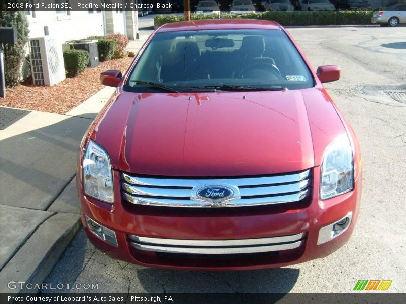 Redfire Metallic / Charcoal Black 2008 Ford Fusion SEL