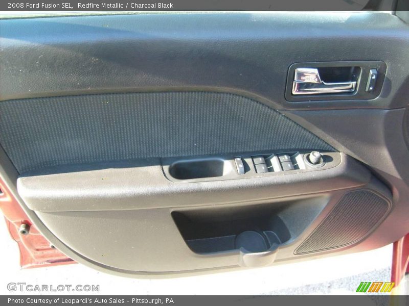 Redfire Metallic / Charcoal Black 2008 Ford Fusion SEL