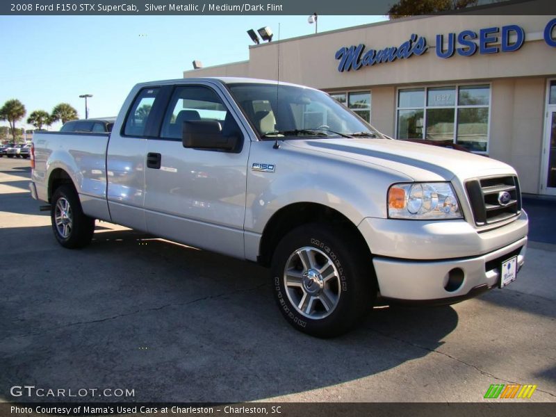 Silver Metallic / Medium/Dark Flint 2008 Ford F150 STX SuperCab