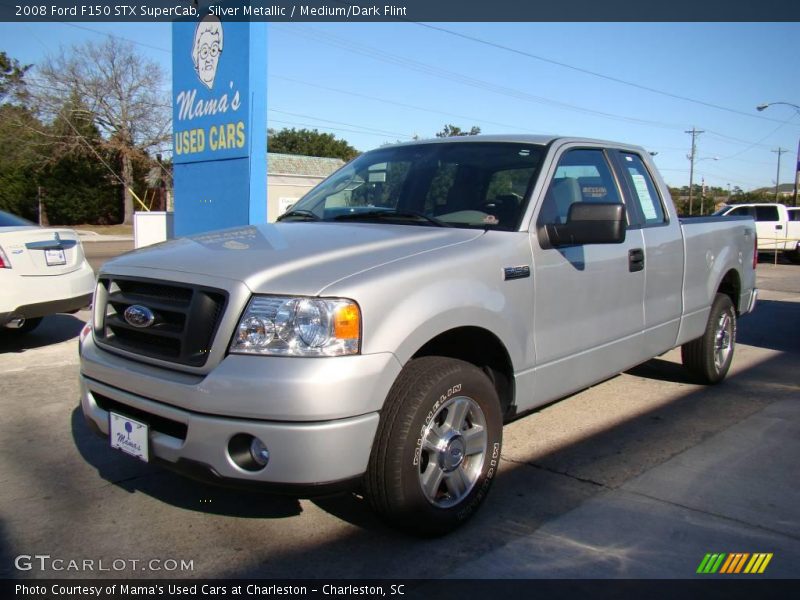 Silver Metallic / Medium/Dark Flint 2008 Ford F150 STX SuperCab
