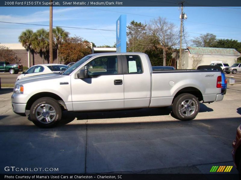 Silver Metallic / Medium/Dark Flint 2008 Ford F150 STX SuperCab