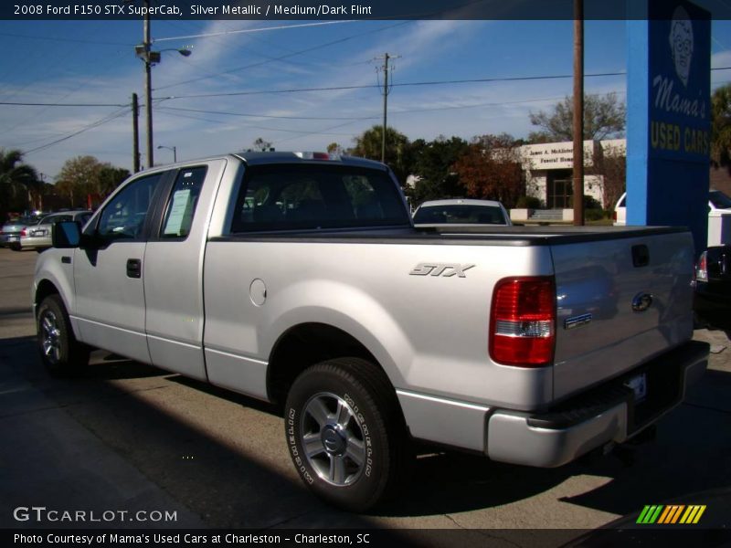 Silver Metallic / Medium/Dark Flint 2008 Ford F150 STX SuperCab