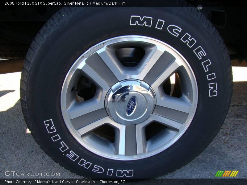 Silver Metallic / Medium/Dark Flint 2008 Ford F150 STX SuperCab