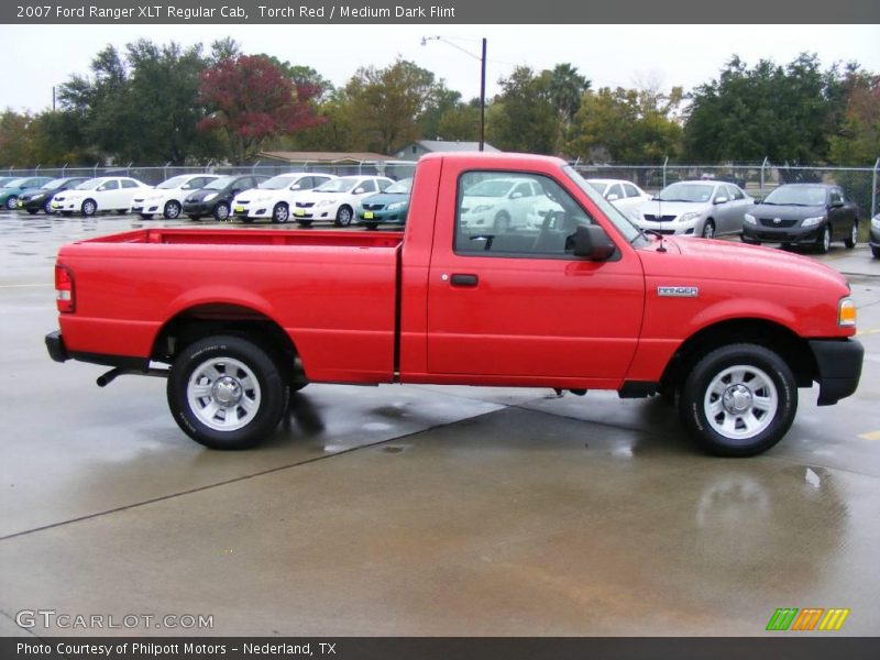 Torch Red / Medium Dark Flint 2007 Ford Ranger XLT Regular Cab