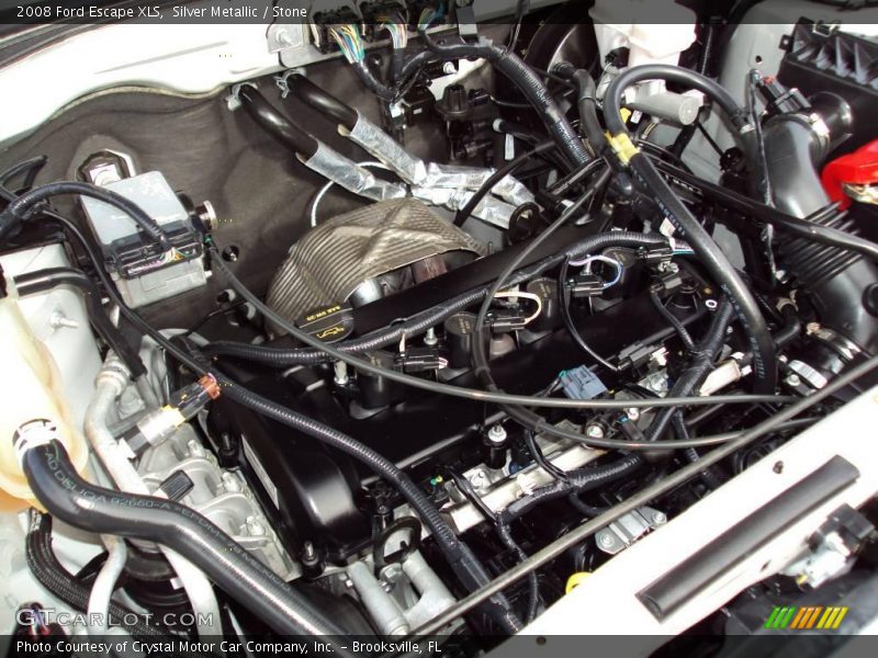 Silver Metallic / Stone 2008 Ford Escape XLS