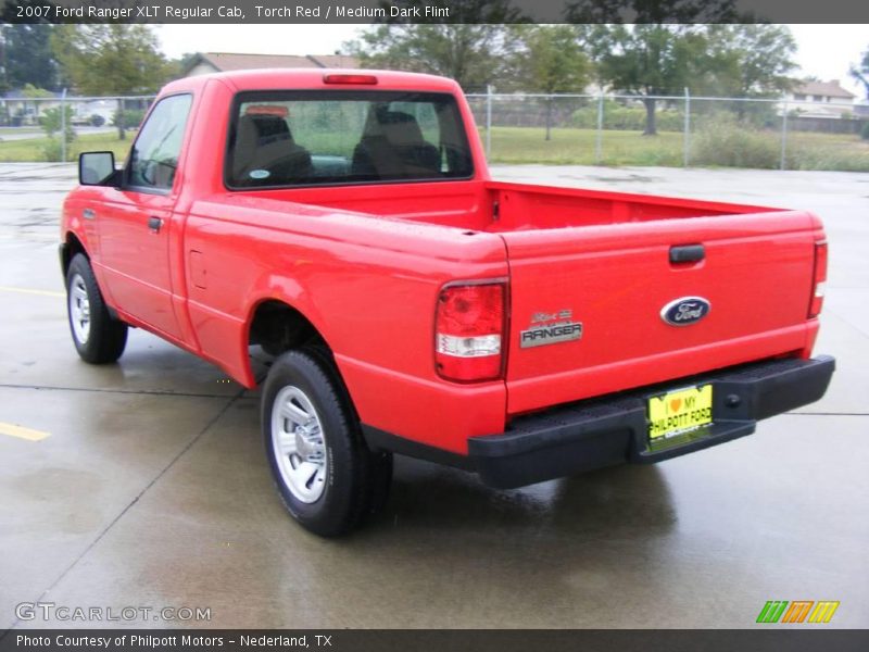 Torch Red / Medium Dark Flint 2007 Ford Ranger XLT Regular Cab