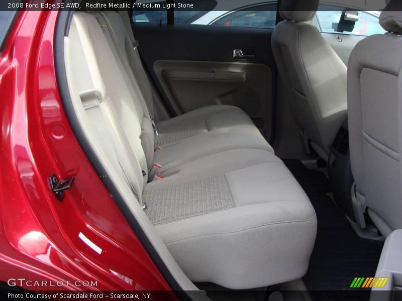 Redfire Metallic / Medium Light Stone 2008 Ford Edge SE AWD