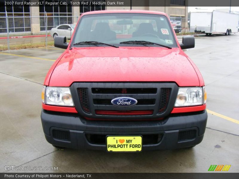 Torch Red / Medium Dark Flint 2007 Ford Ranger XLT Regular Cab