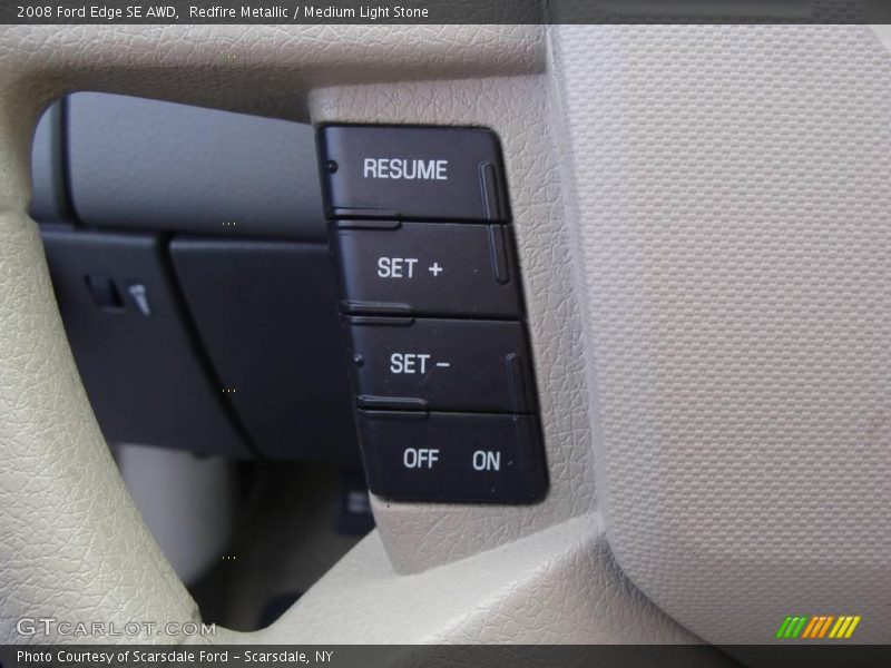 Redfire Metallic / Medium Light Stone 2008 Ford Edge SE AWD