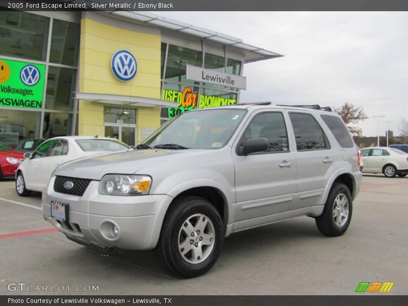 Silver Metallic / Ebony Black 2005 Ford Escape Limited