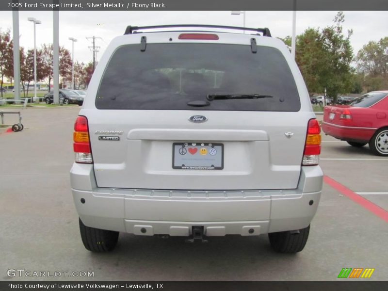 Silver Metallic / Ebony Black 2005 Ford Escape Limited