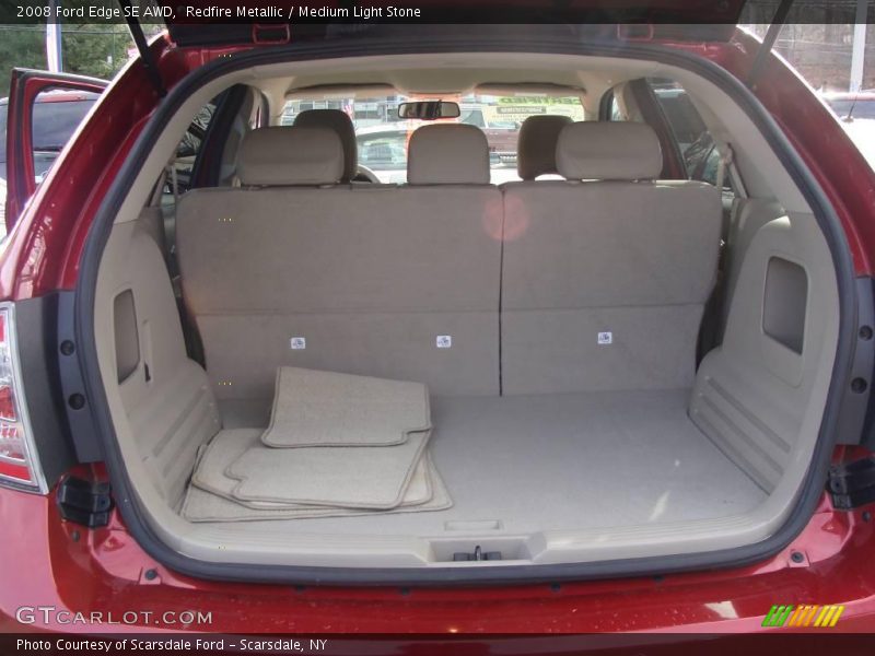 Redfire Metallic / Medium Light Stone 2008 Ford Edge SE AWD