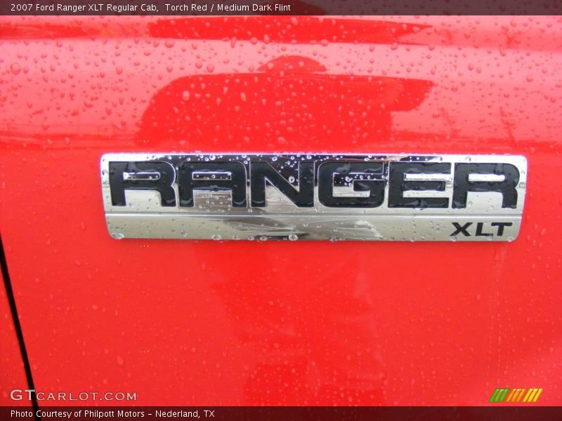 Torch Red / Medium Dark Flint 2007 Ford Ranger XLT Regular Cab