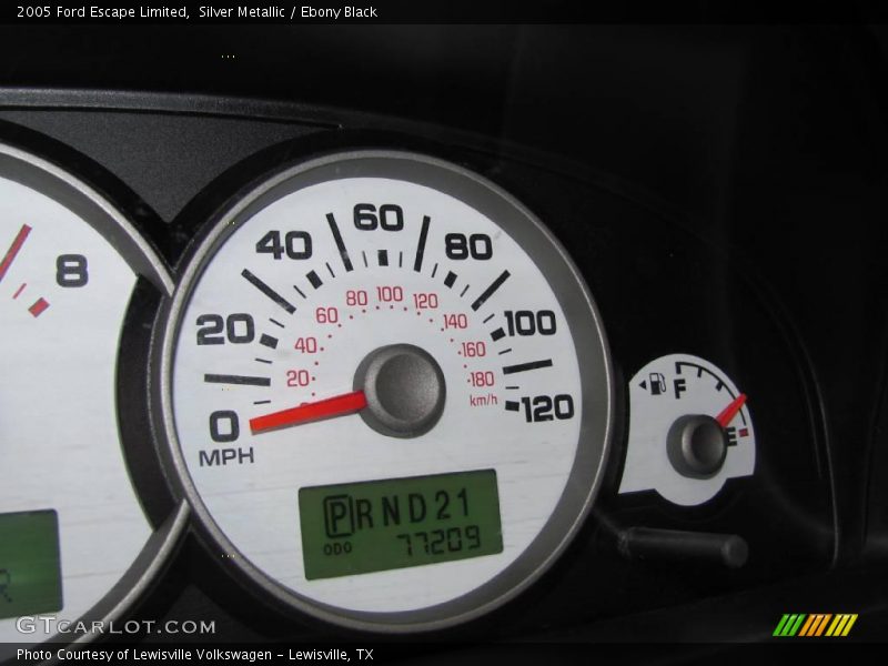 Silver Metallic / Ebony Black 2005 Ford Escape Limited