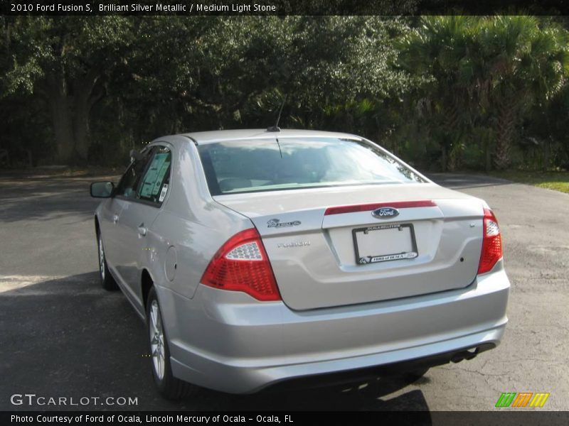 Brilliant Silver Metallic / Medium Light Stone 2010 Ford Fusion S