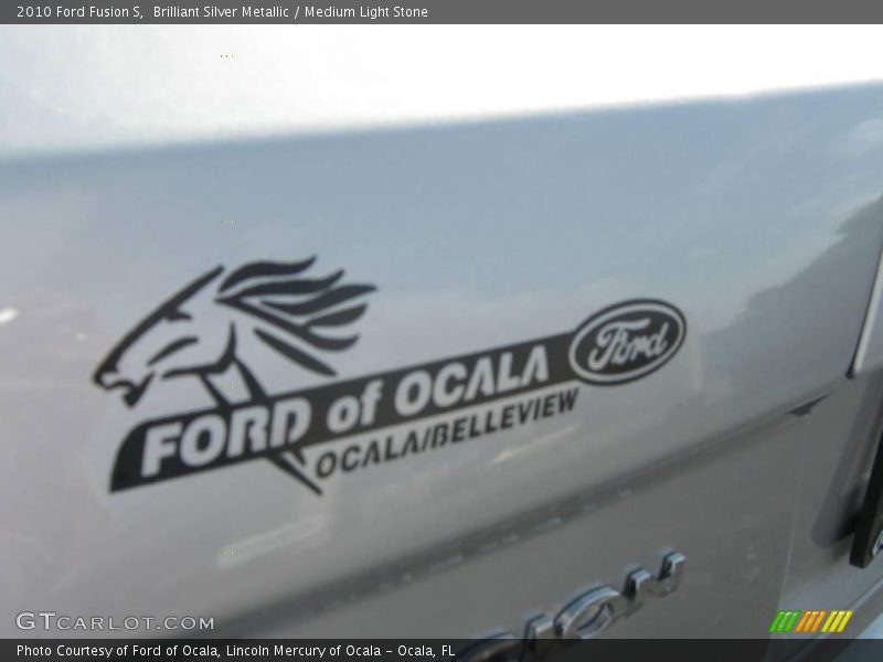 Brilliant Silver Metallic / Medium Light Stone 2010 Ford Fusion S