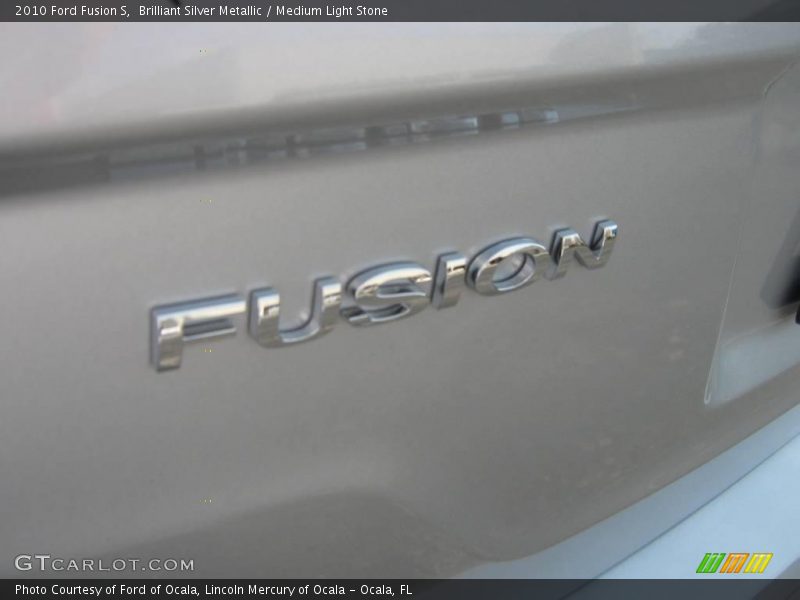 Brilliant Silver Metallic / Medium Light Stone 2010 Ford Fusion S