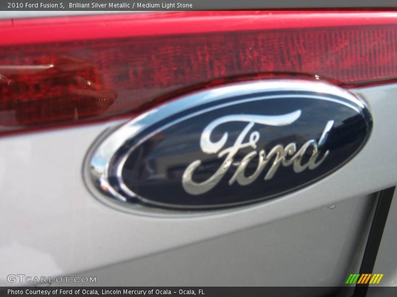 Brilliant Silver Metallic / Medium Light Stone 2010 Ford Fusion S