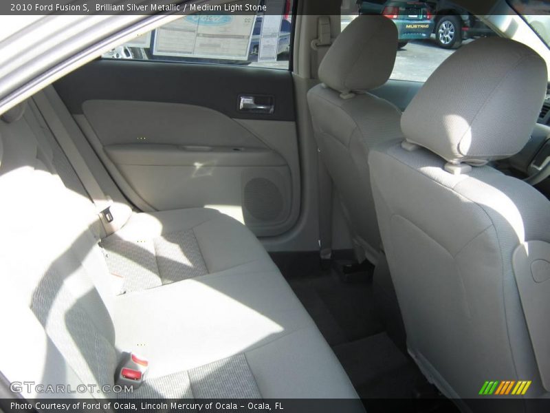 Brilliant Silver Metallic / Medium Light Stone 2010 Ford Fusion S