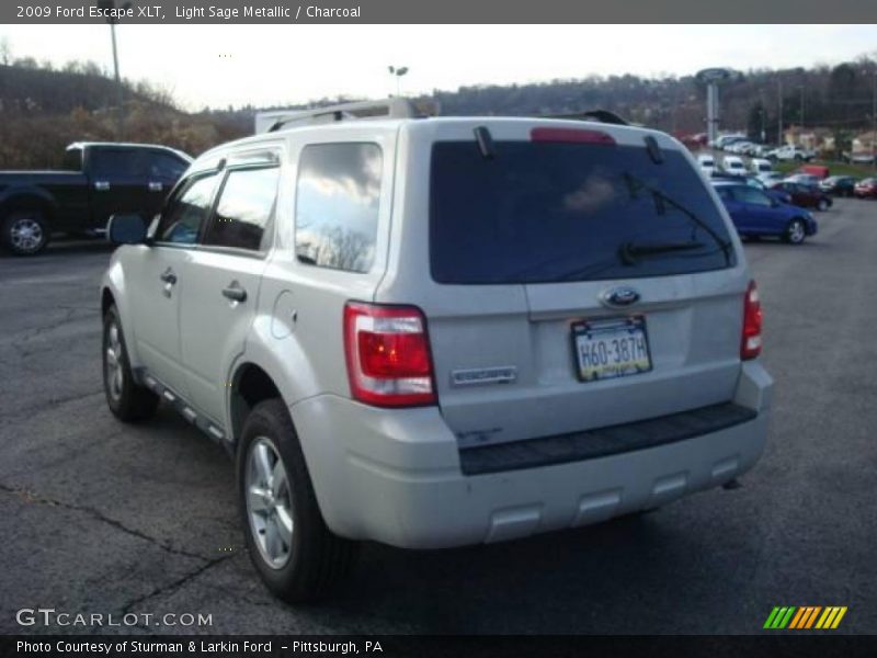 Light Sage Metallic / Charcoal 2009 Ford Escape XLT