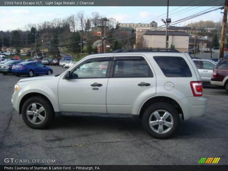 Light Sage Metallic / Charcoal 2009 Ford Escape XLT