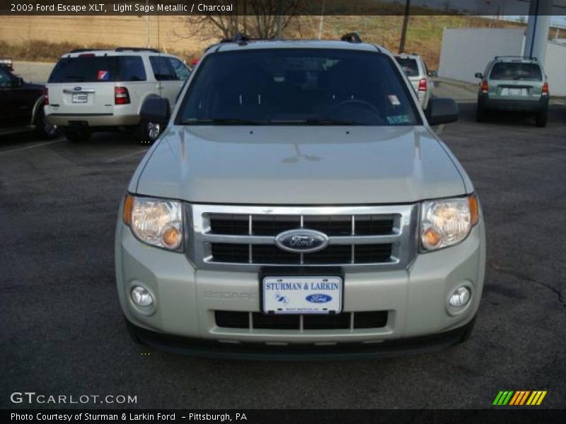 Light Sage Metallic / Charcoal 2009 Ford Escape XLT