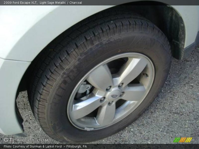 Light Sage Metallic / Charcoal 2009 Ford Escape XLT