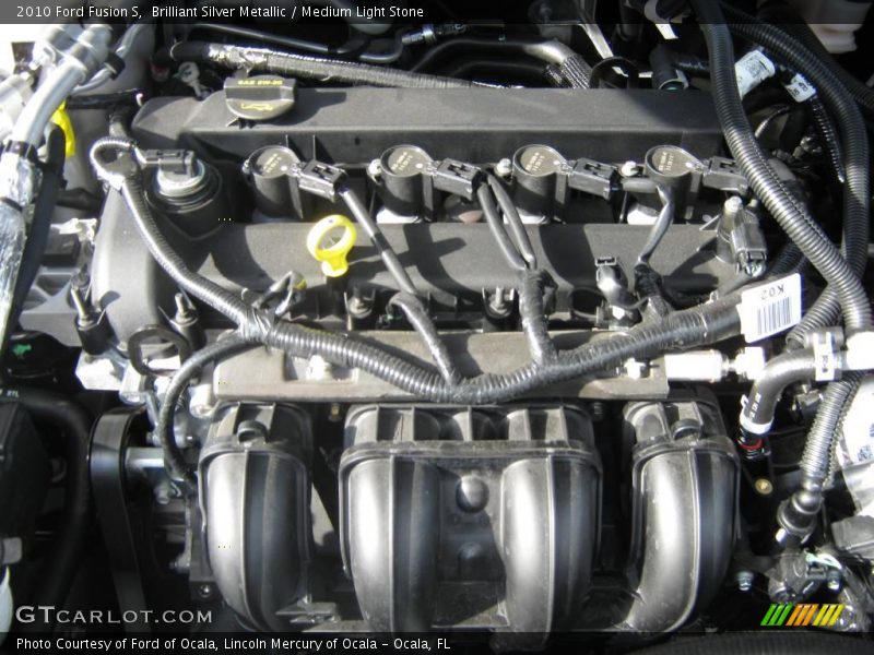 Brilliant Silver Metallic / Medium Light Stone 2010 Ford Fusion S