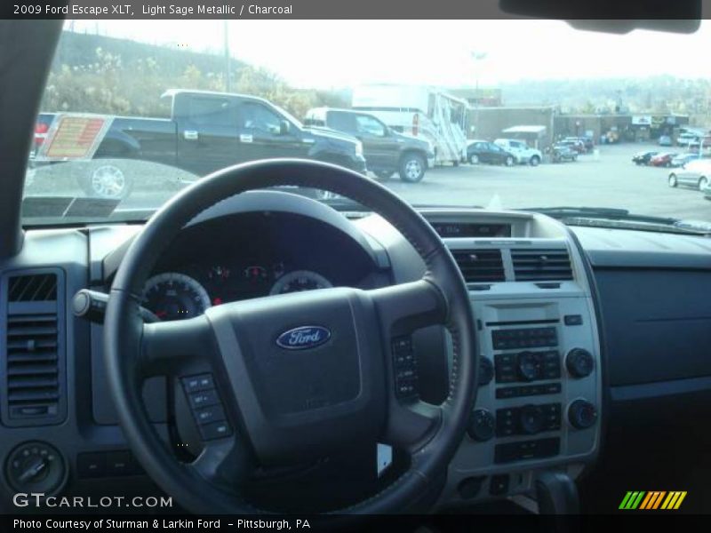 Light Sage Metallic / Charcoal 2009 Ford Escape XLT