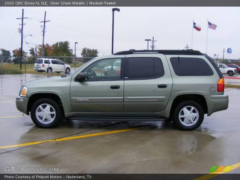 Silver Green Metallic / Medium Pewter 2003 GMC Envoy XL SLE